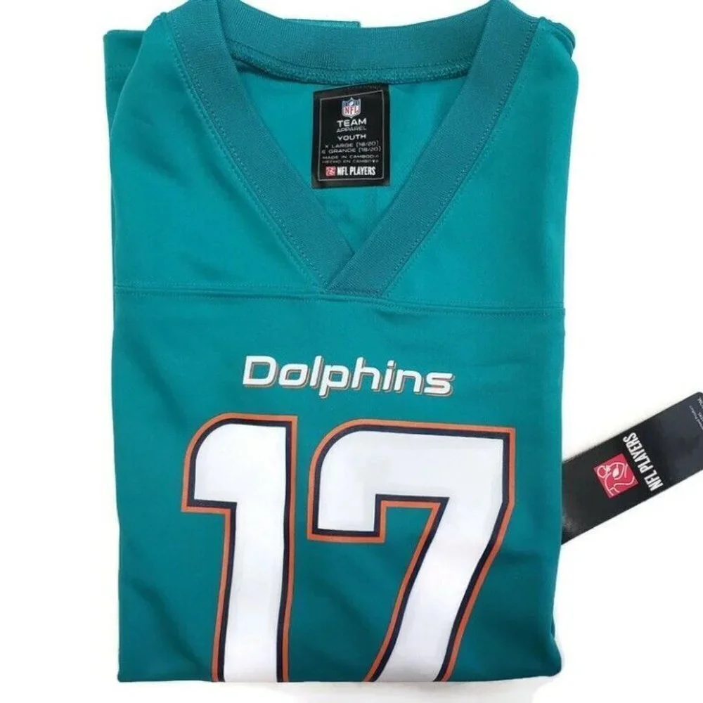 NFL Miami Dolphins Youth Boys Jersey 2 Sided #17 Ryan Tannehill XL (18/20) - Picture 4 of 4